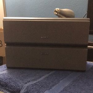 Sony speaker systems.